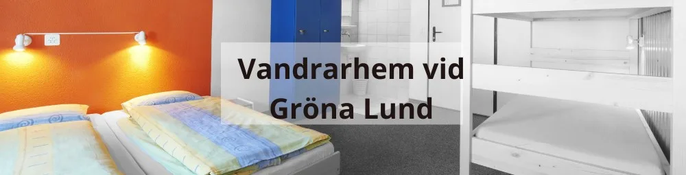 vandrarhem vid gröna lund och vasamuseet