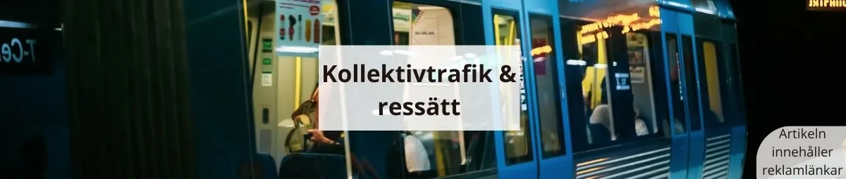 Olika sätt att ta sig runt i Stockholm