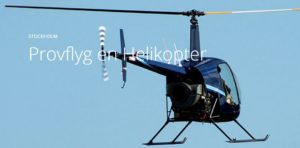 Provflyga helikopter i Stockholm