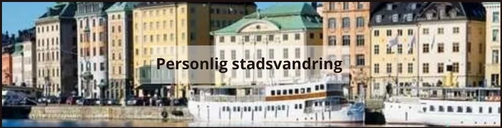 personlig stadsvandring