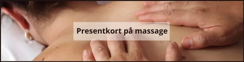 presentkort på massage