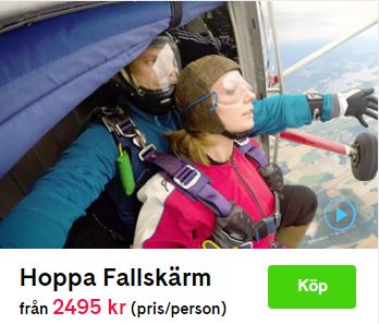 Hoppa Fallskarm Stockholm Turism Stockholm