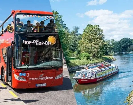 hop on hopp off båt buss