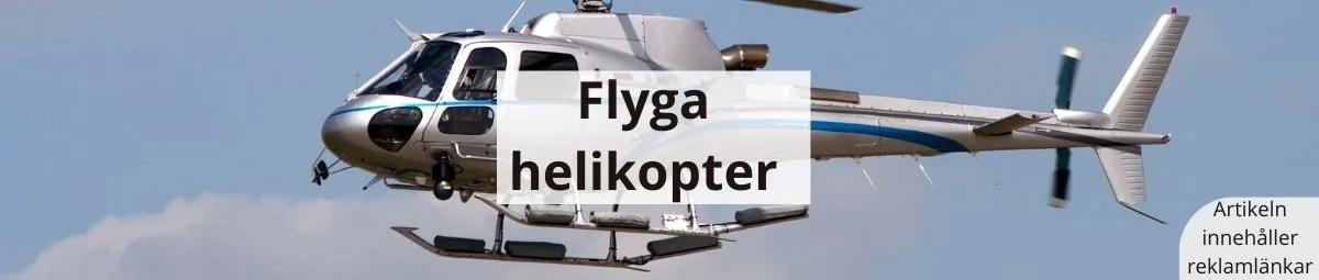 Flyga helikopter över Stockholm