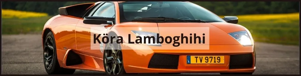 köra lamborghini 