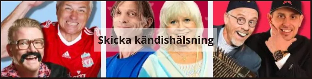 skicka kändishälsning