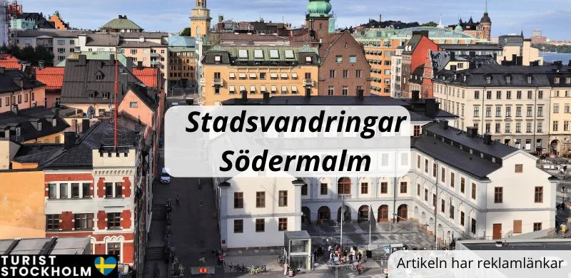Vy över Södermalm i Stockholm