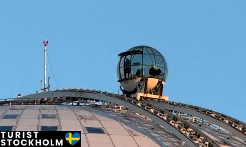 åker upp på globen