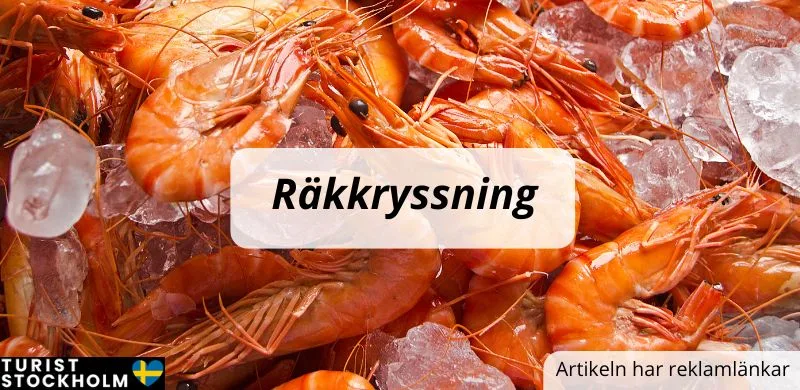 Kryssning med räkbåt i Stockholm