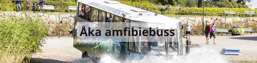 åka amfibiebuss