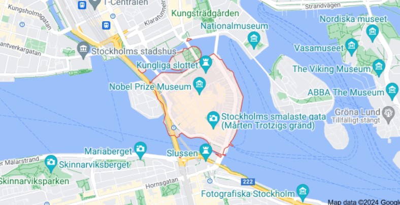 old town map stockholm