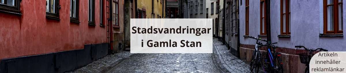 stadsvandringar i gamla stan