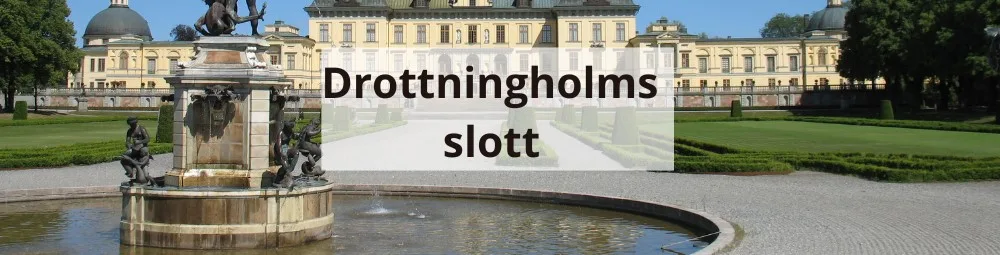 Guidad tur till drottningholms slott