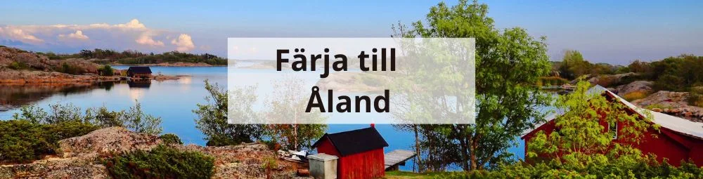 färja till åland