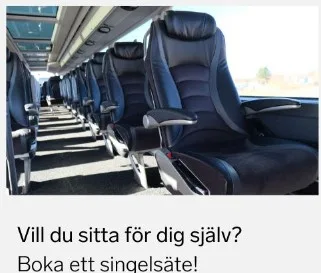 buss med singelsäte