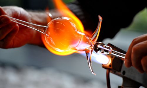 glasblåsning