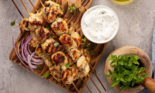Grekisk Souvlaki från Grekisk restaurang på södermalm