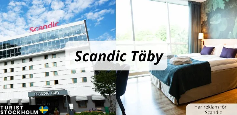 Scandic Täby fasadbild samt dubbelrum