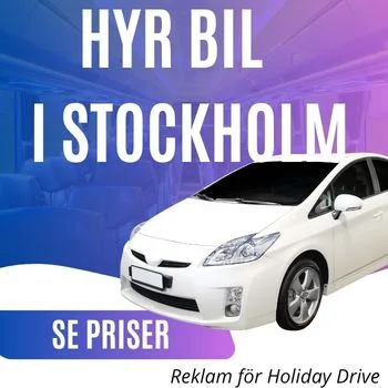 Hyra bil i Stockholm reklam