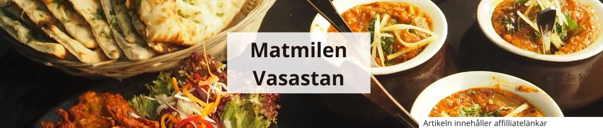 Bannerbild med texten Matmilen Vasastan