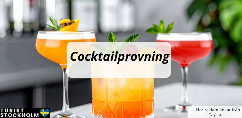 Cocktailprovning i Stockholm