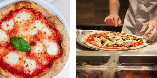 Pizza från kurs hos Eatly